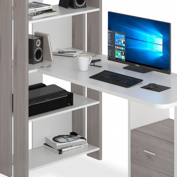 Стол компьютерный Домино Lite СТЛ-ОВ+С120Р MER_STL-OV-S120RPryam_NBE