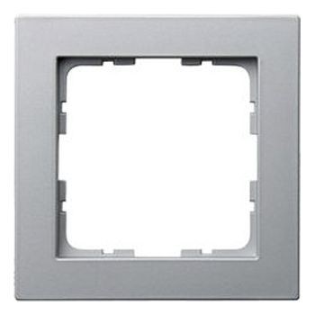 Рамка Jasmart G-Classic 1-постовая цвет алюминий поликарбонат G1001S