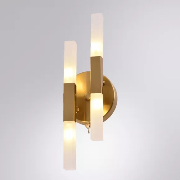 Бра Arte Lamp Ramona A7410AP-4PB, Модерн, Белый