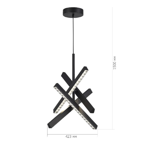 Подвесная светодиодная люстра ST Luce Euclidics SL1018.413.04