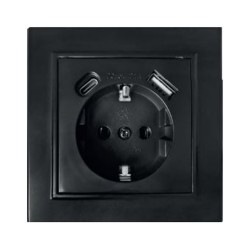 Розетка USB+Type C Stekker Эрна PST16-9016-03 50078