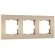 Рамка на 3 поста Werkel Slab (шампань софт) W0032911 4690389218422 a071624