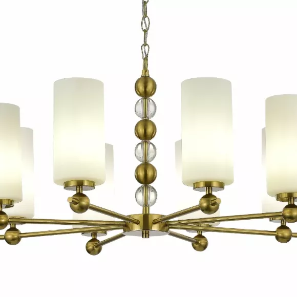 Подвесная люстра ST Luce Aurora SL2003.303.08, декоративные элементы крупным планом Подвесная люстра ST Luce Aurora SL2003.303.08, декоративные элементы крупным планом