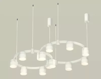 Комплект подвесного светильника Ambrella Light Techno Ring XR92081002 (A9208x2, C9236, C9231, N8402)