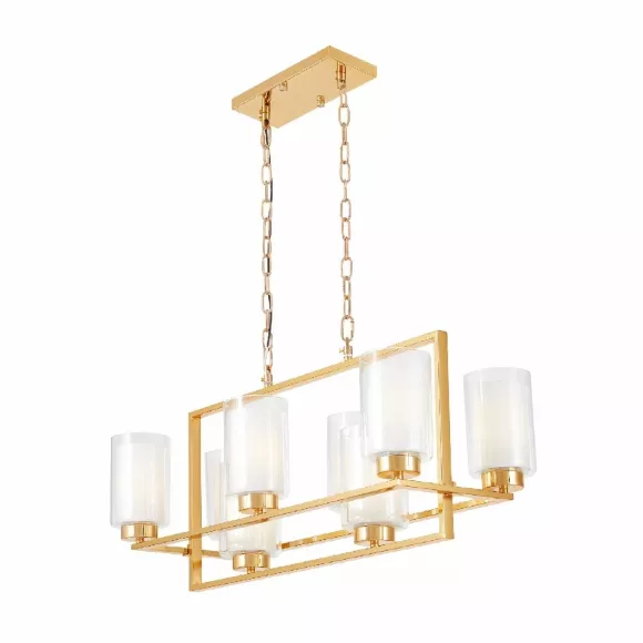 Подвесная люстра Lumina Deco Lino LDP 1239-8 F.GD Подвесная люстра Lumina Deco Lino LDP 1239-8 F.GD