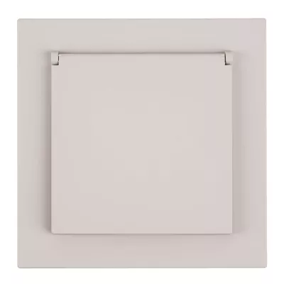 Розетка 1-местная Stekker 250В 16А Мия RST16-3112-08 50485