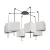 Подвесная люстра Arte Lamp Trixie A7084SP-6BK