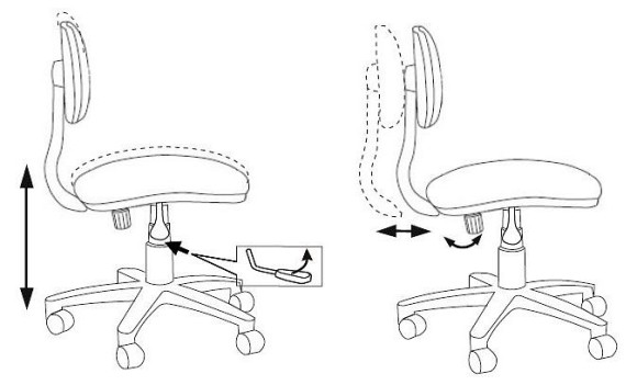Стул компьютерный CH-W201NX BUR_1623352