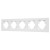 Рамка на 5 постов пластиковая Arlight FRM-PERIO-PL-5-WH 049762
