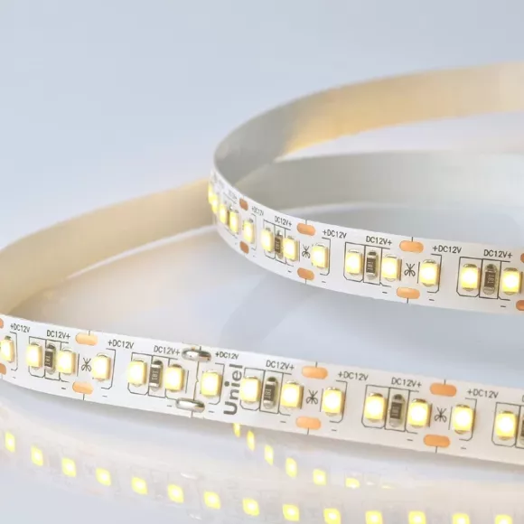 Светодиодная лента Uniel ULS-M14-2835-168LED/m-10mm-IP20-DC12V-14W/m-5M-3000K PROFI катушка в герметичной упаковке Светодиодная лента Uniel ULS-M14-2835-168LED/m-10mm-IP20-DC12V-14W/m-5M-3000K PROFI катушка в герметичной упаковке