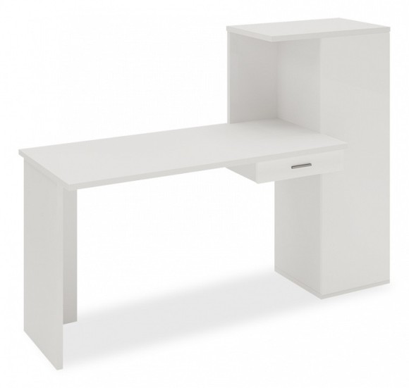 Стол письменный Домино Lite СКЛ-ПРЯМ130+ШК MER_SKL-PRYAM130-SHK-BE