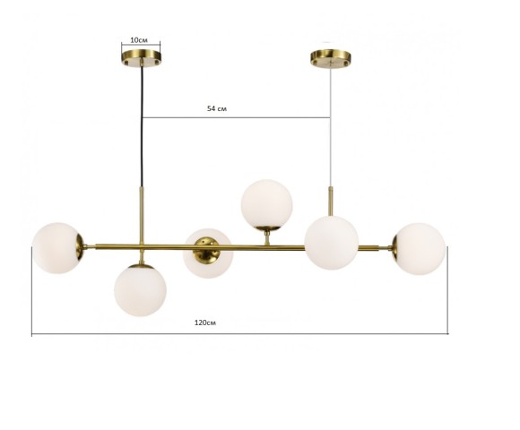 Люстра на штанге Kink Light Ирда 07622-6,20-01