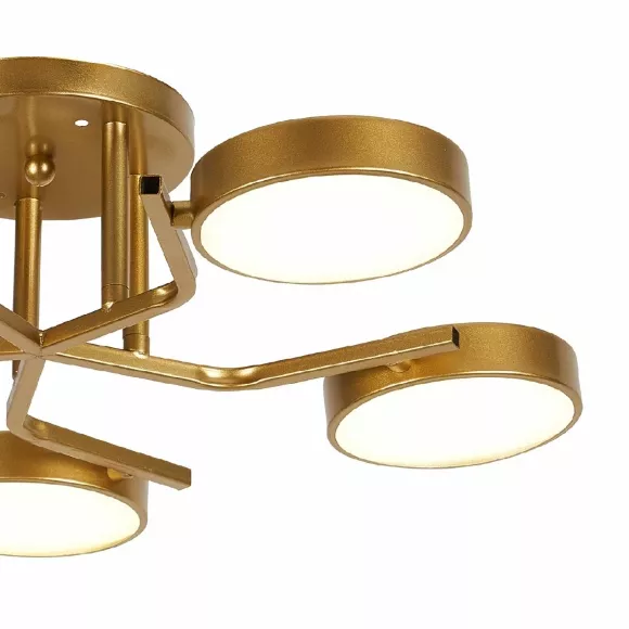Потолочная люстра Escada Starlight 10273/5LED, вид снизу Потолочная люстра Escada Starlight 10273/5LED, вид снизу