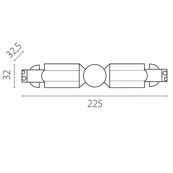 Соединение с меняющимся углом к треку 5040xx-(F)/(R) Lightstar Quattro 504156-FRPI Соединение с меняющимся углом к треку 5040xx-(F)/(R) Lightstar Quattro 504156-FRPI