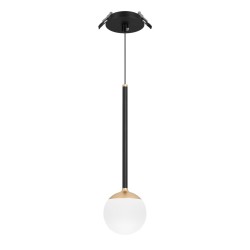 Подвесной светильник Arlight SP-BEADS-HANG-BUILT-T-R100-8W Warm3000 (BK-GD, 180 deg, 230V) 056420