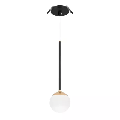 Подвесной светильник Arlight SP-BEADS-HANG-BUILT-T-R100-8W Warm3000 (BK-GD, 180 deg, 230V) 056420