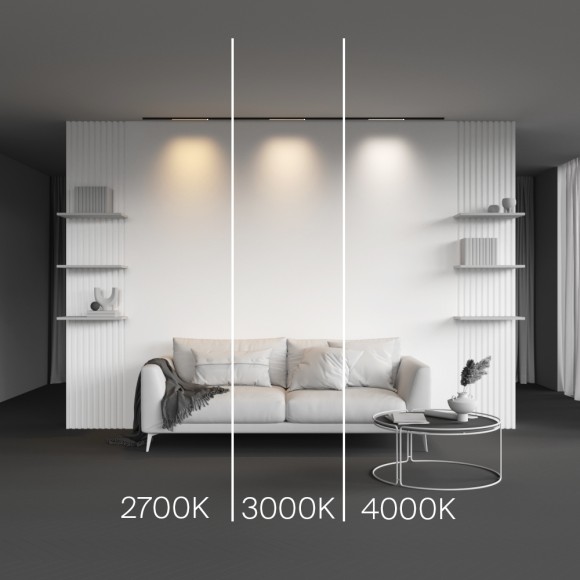 Трековый магнитный светильник Maytoni Basis TR190-1-5W2.7K-B