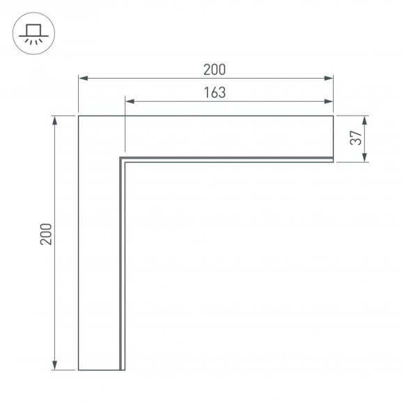 Соединитель профиля Arlight SL-LINIA 030103