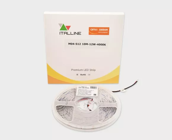 Светодиодная лента Italline M04-512 10M-12W-4000K Светодиодная лента Italline M04-512 10M-12W-4000K
