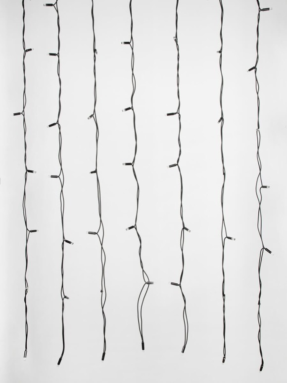 Уличная светодиодная гирлянда Uniel занавес (UL-00003937) разноцветный ULD-C2030-240/TBK Multi IP67