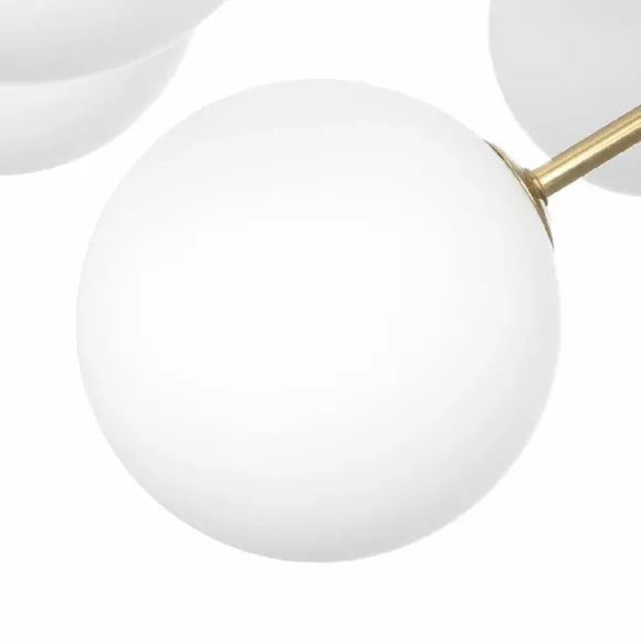 Люстра на штанге Citilux Tonga CL212183, Белый, Бронза, Металл Люстра на штанге Citilux Tonga CL212183, Белый, Бронза, Металл