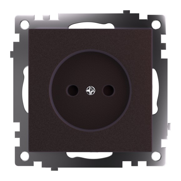 Розетка 1-местная с защитной шторкой Stekker Катрин GLS10-7109-04 49025