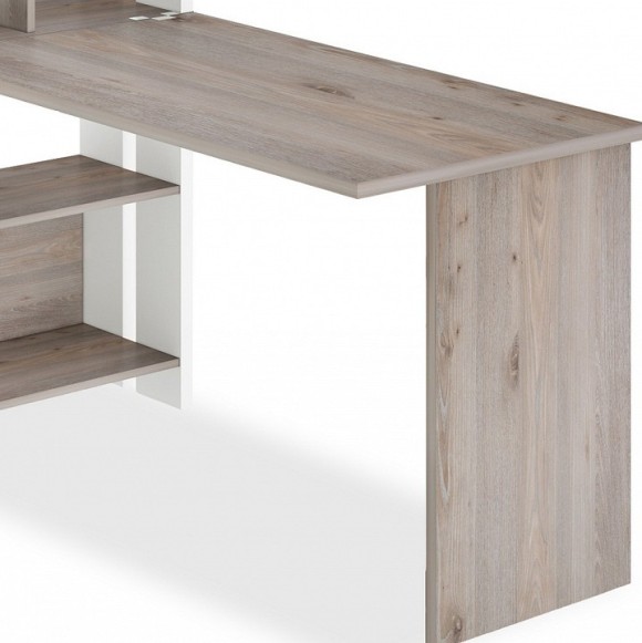 Стол компьютерный Домино Лайт СТЛ-ОВХ+С120Прям без тумбы MER_STL-OVH-S120Pryam_bez_tumby_BEN