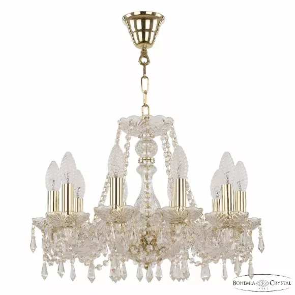 Подвесная люстра Bohemia Ivele Crystal 104/10/165 G Подвесная люстра Bohemia Ivele Crystal 104/10/165 G