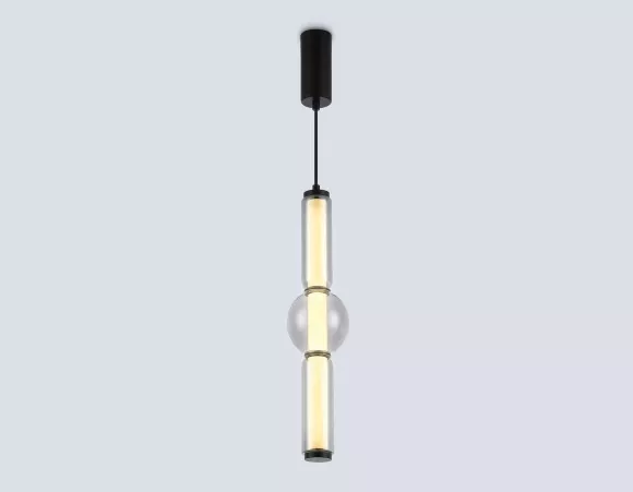 Подвесной светильник Ambrella Light High Light Modern LH11023, Черный, Дымчатый, Теплый белый