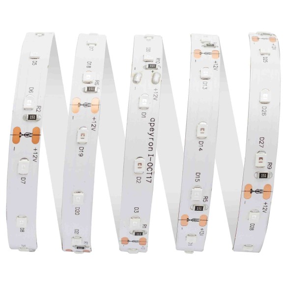 Светодиодная лента Apeyron 12В СТ 4,8Вт/м smd3528, 60д/м IP20 5м желтая 00-33