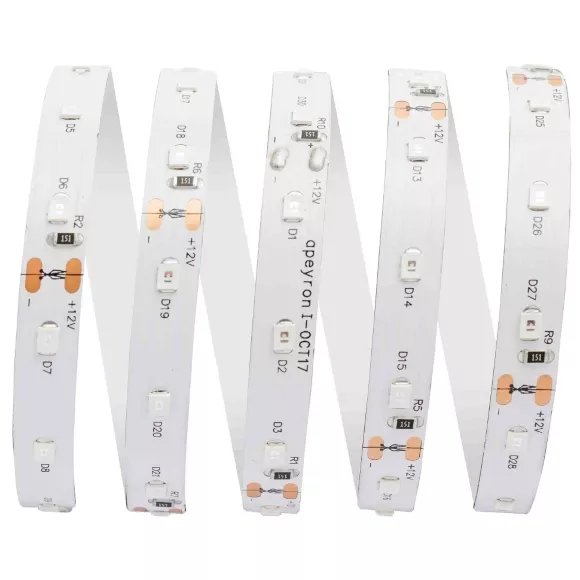 Светодиодная лента Apeyron 12В СТ 4,8Вт/м smd3528, 60д/м IP20 5м желтая 00-33 Светодиодная лента Apeyron 12В СТ 4,8Вт/м smd3528, 60д/м IP20 5м желтая 00-33
