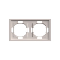 Рамка 2-местная Stekker Эмили PFR00-5002-08 серия Эмили кашемир soft touch 49911