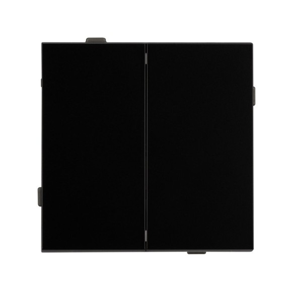 Механизм выключателя двухклавишный проходной Arlight SWT-TENDO-MKP2-PL-BK (230V, 10A) 054067