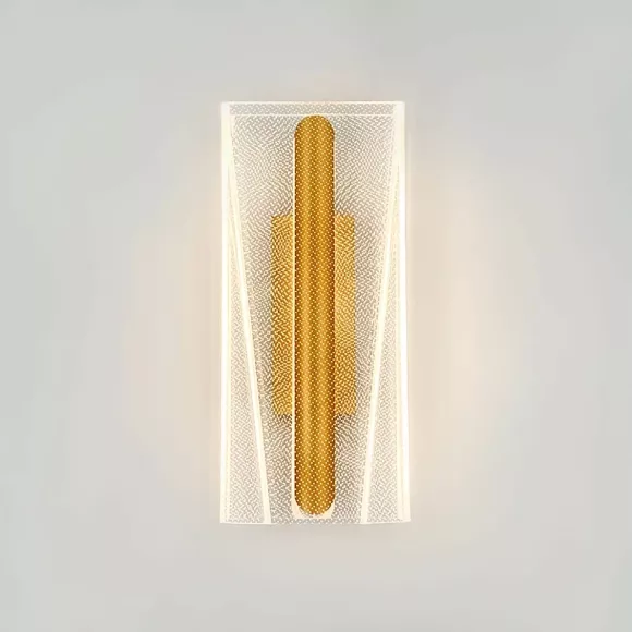 Настенный светильник LED4U L6337-01 GD, Золото, Прозрачный, От теплого до холодного