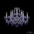 Подвесная люстра Bohemia Ivele Crystal 1410/6+3/195 Ni V3001
