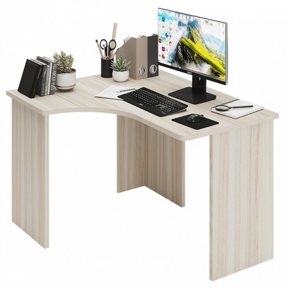 Стол письменный Домино Lite СКЛ-Угл120 MER_SKL-Ugl120-bez-tumby-K-LEV