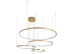 Подвесная светодиодная люстра Newport 15000 15104/S champagne gold