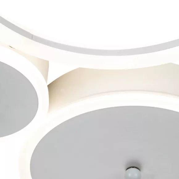 Потолочная люстра Escada Saturn 10268/6LED White, вид снизу Потолочная люстра Escada Saturn 10268/6LED White, вид снизу