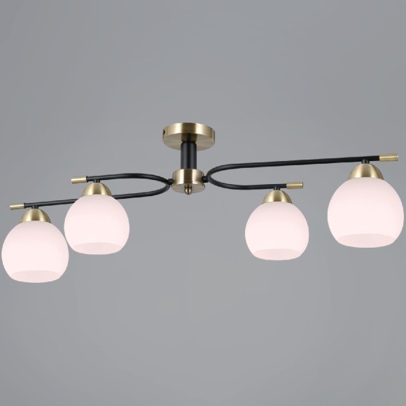 Потолочная люстра Illumico IL0638-4CSQ-24 AB BK LIBRA