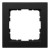 Рамка Jasmart G-Classic 1-постовая черный матовый (soft touch) поликарбонат G1001PB