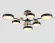 Люстра на штанге Ambrella Light Linetech Comfort FL4863, вид снизу
