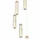 Каскадная люстра Indigo Rilucente 11061/5P Gold V000151L, 4000, Нейтральный белый