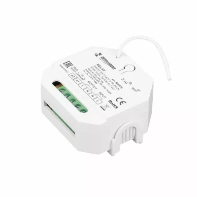 Релейный модуль Arlight SMART-701-72-WTI-WTO-PS-IN (230V, 1x15A, TUYA Wi-Fi, 2.4G) 046074