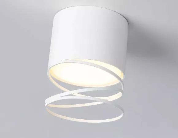 Накладной светильник Ambrella Light Techno spot TN71103, Белый, Металл, Современный стиль, декоративные элементы крупным планом