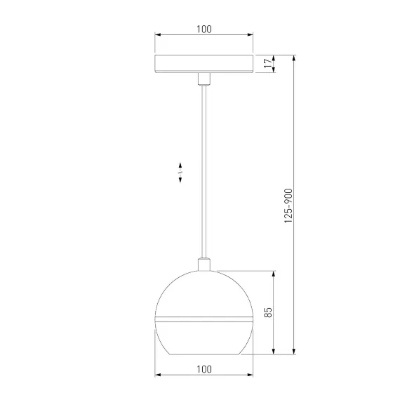Подвесной светодиодный светильник Elektrostandard DLS023 9W 4200K белый 4690389149115, вид снизу Подвесной светодиодный светильник Elektrostandard DLS023 9W 4200K белый 4690389149115, вид снизу