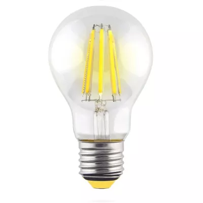 Лампа светодиодная филаментная Voltega E27 15W 4000К груша прозрачная VG10-A1E27cold15W-F 7103