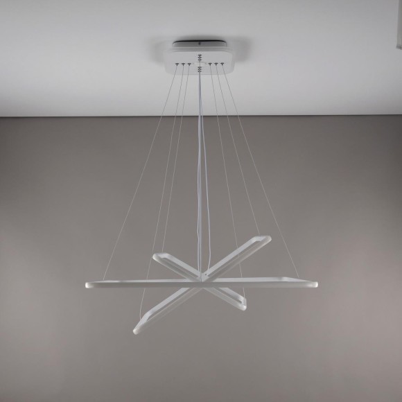 Подвесная светодиодная люстра Citilux Неон Смарт CL731AK110E