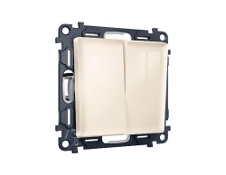 Комплект механизма 2-кл проходного выключателя Ambrella Volt Alfa MA303020