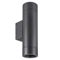 Уличный настенный светильник Arlight LGD-RAY-WALL-TWIN-R65-2x12W Warm3000 (GR, 6 deg, 230V) (IP65 Металл) 044231(1)