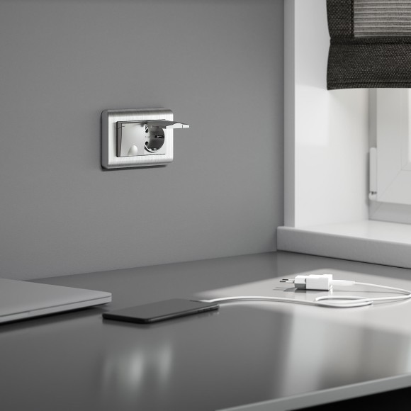 Розетка двойная Werkel 4690389178085 W1172206